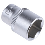 RS PRO 1/4 in Drive 13mm Standard Socket, 6 point