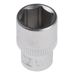 RS PRO 1/4 in Drive 12mm Standard Socket, 6 point