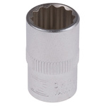 RS PRO 3/8 in Drive 12mm Standard Socket, 12 point