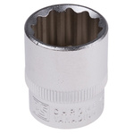 RS PRO 3/8 in Drive 18mm Standard Socket, 12 point