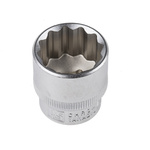 RS PRO 3/8 in Drive 21mm Standard Socket, 12 point