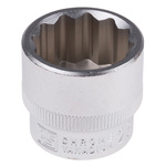 RS PRO 3/8 in Drive 23mm Standard Socket, 12 point