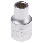 RS PRO 1/2 in Drive 9mm Standard Socket, 12 point