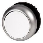 Eaton Flush White Push Button - Momentary, M22 Series, 22mm Cutout, Round