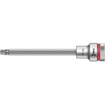Wera 1/2 in Drive Bit Socket, Torx Bit, T40, 140 mm Overall Length