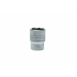 Teng Tools 1/2 in Drive 22mm Standard Socket, 6 point, 40 mm Overall Length