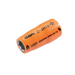 SAM 3/8 in Drive 13mm Insulated Standard Socket, 6 point, VDE/1000V, 43 mm Overall Length