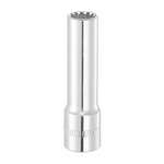 Facom 3/8 in Drive 3/8in Deep Socket, Spline, 63 mm Overall Length