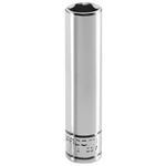 Facom 1/4 in Drive 9mm Deep Socket, 6 point, 50.5 mm Overall Length