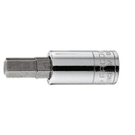 Facom 1/4 in Drive Bit Socket, Hex Bit, 1/8in, 37 mm Overall Length
