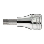Facom 3/8 in Drive Bit Socket, Torx Bit, T40, 52.5 mm Overall Length