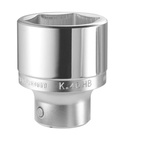 Facom 3/4 in Drive 50mm Standard Socket, 6 point, 75 mm Overall Length