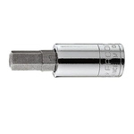 Facom 1/4 in Drive Bit Socket, Hex Bit, 10mm, 37 mm Overall Length