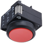 Siemens Round Red Push Button Head - Momentary, 3SB3 Series, 22mm Cutout, Round