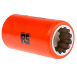 ITL Insulated Tools Ltd 1/2 in Drive 16mm Insulated Standard Socket, 12 point, VDE/1000V, 50 mm Overall Length
