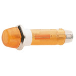 CAMDENBOSS Orange Panel Mount Indicator, 240V, 8mm Mounting Hole Size, Solder Tab Termination