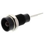 Bulgin Red Panel Mount Indicator, 2V, 6.1mm Mounting Hole Size, Lead Wires Termination