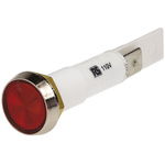 Arcolectric (Bulgin) Ltd Red Neon Panel Mount Indicator, 110V ac, 10mm Mounting Hole Size