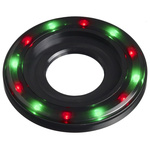 APEM Green, Red Panel Mount Indicator, 12 → 24V dc, 22.2mm Mounting Hole Size, Lead Wires Termination, IP67