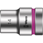 Wera 1/2 in Drive 14mm Standard Socket, 6 point, 37 mm Overall Length