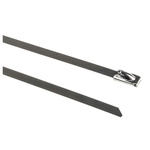 RS PRO Cable Tie 304 Stainless Steel Ball Lock, 200mm x 4.6 mm