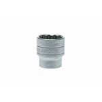 Teng Tools 1/2 in Drive 30mm Standard Socket, 12 point, 43 mm Overall Length