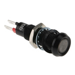 Marl Green Panel Mount Indicator, 12V dc, 8.1mm Mounting Hole Size, Solder Tab Termination