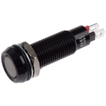 Marl Green Indicator, 24V dc, 8.1mm Mounting Hole Size, Solder Tab Termination