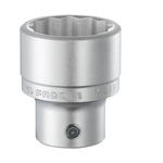 Facom 3/4 in Drive 44mm Standard Socket, 12 point, 66.9 mm Overall Length