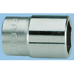 Facom 1/2 in Drive 22mm Standard Socket, 12 point, 38 mm Overall Length