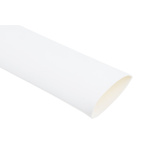 RS PRO Halogen Free Heat Shrink Tubing, White 19.1mm Sleeve Dia. x 1.2m Length 2:1 Ratio