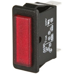 Arcolectric (Bulgin) Ltd Red Neon Panel Mount Indicator, 220V ac, 28.2 x 11.5mm Mounting Hole Size