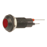 Marl Red Panel Mount Indicator, 24V dc, 6.4mm Mounting Hole Size