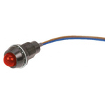 Marl Red Panel Mount Indicator, 24V dc, 12.7mm Mounting Hole Size