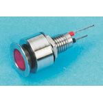 Marl Red Panel Mount Indicator, 24V dc, 6.1mm Mounting Hole Size