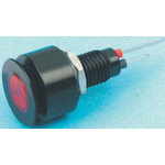 Marl Red Panel Mount Indicator, 24V dc, 6.1mm Mounting Hole Size