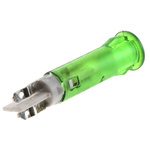 Signal Construct Green Panel Mount Indicator, 24 → 28V, 5mm Mounting Hole Size, Solder Tab Termination