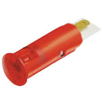 Signal Construct Red Panel Mount Indicator, 12 → 14V, 6mm Mounting Hole Size, Solder Tab Termination