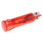 Signal Construct Red Panel Mount Indicator, 24 → 28V, 6mm Mounting Hole Size, Solder Tab Termination