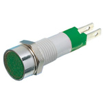 Signal Construct Green Panel Mount Indicator, 12 → 14V, 8mm Mounting Hole Size