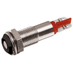 Signal Construct Red Indicator, 20 → 28V, 6mm Mounting Hole Size, Solder Tab Termination