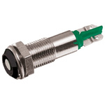 Signal Construct Green Indicator, 20 → 28V, 6mm Mounting Hole Size, Lead Wires Termination