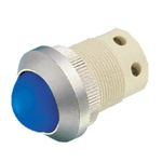 Signal Construct Blue Panel Mount Indicator, 20 → 28V, 22mm Mounting Hole Size