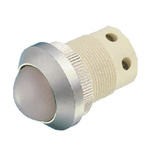 Signal Construct White Panel Mount Indicator, 20 → 28V, 22mm Mounting Hole Size