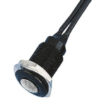 Oxley White Panel Mount Indicator, 24V ac, 10.2mm Mounting Hole Size, Lead Wires Termination, IP66