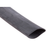 RS PRO Halogen Free Heat Shrink Tubing, Black 9.5mm Sleeve Dia. x 300mm Length 2:1 Ratio
