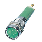 CML Innovative Technologies Green Panel Mount Indicator, 12V, 8mm Mounting Hole Size