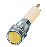 CML Innovative Technologies Yellow Panel Mount Indicator, 12V, 8mm Mounting Hole Size