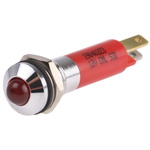 CML Innovative Technologies Red Panel Mount Indicator, 12V, 8mm Mounting Hole Size
