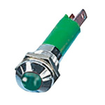 CML Innovative Technologies Green Panel Mount Indicator, 12V, 8mm Mounting Hole Size